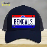 Bengals Ohio State Novelty License Plate Hat Mesh / Navy