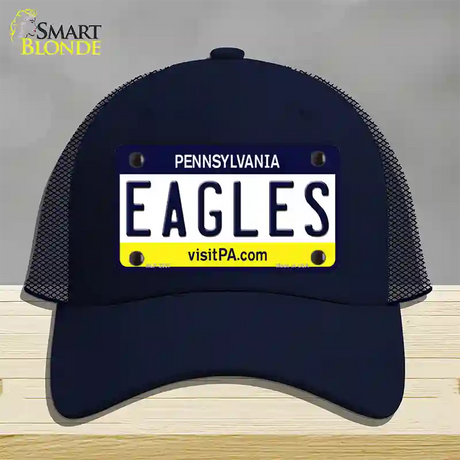 Eagles Pennsylvania State NoveltyNovelty License Plate Hat Mesh / Navy