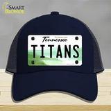 Titans Tennessee State Novelty License Plate Hat Mesh / Navy