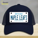 Maple Leafs Ontario Canada Province Novelty License Plate Hat Mesh / Navy