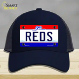 Reds Ohio State Novelty License Plate Hat Mesh / Navy