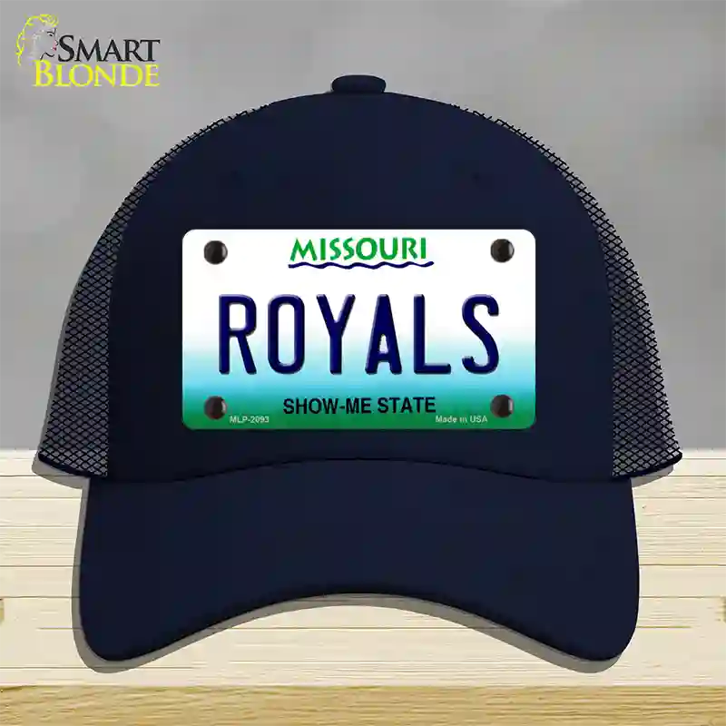 Royals Missouri State Novelty License Plate Hat Mesh / Navy