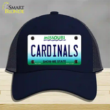 Cardinals Missouri State Novelty License Plate Hat Mesh / Navy