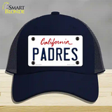 Padres California State Novelty License Plate Hat Mesh / Navy