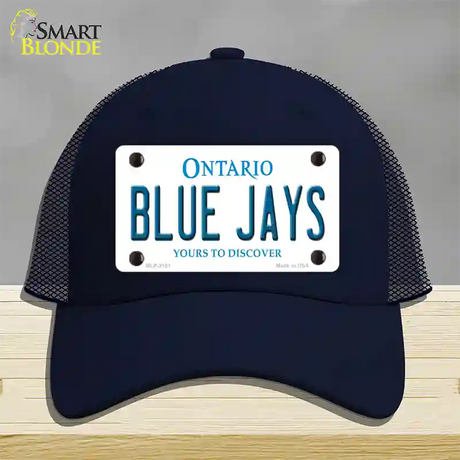 Blue Jays Toronto Canada Province Novelty License Plate Hat Mesh / Navy