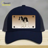 Cavalier King Charles Spaniel Dog Novelty License Plate Hat Mesh / Navy