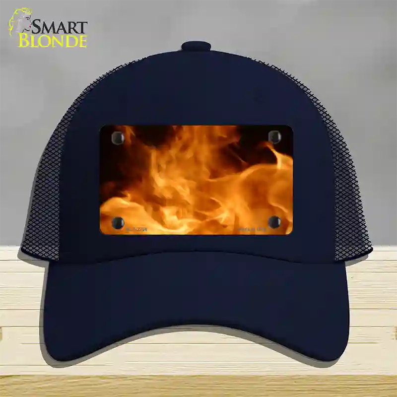 True Flame Novelty License Plate Hat Mesh / Navy