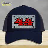 4 X 4 Diamond Novelty License Plate Hat Mesh / Navy