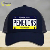 Penguins Pennsylvania State Novelty License Plate Hat Mesh / Navy