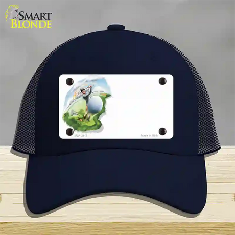 Golf Tee Shot Offset Novelty License Plate Hat Mesh / Navy