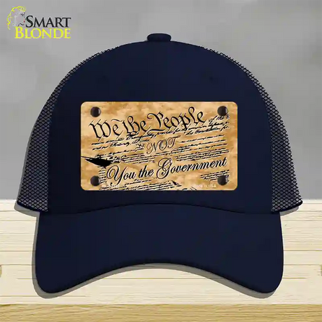 We The People Novelty License Plate Hat Mesh / Navy