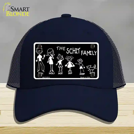 The Schit Family Novelty License Plate Hat Mesh / Navy