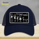 The Shit Family Novelty License Plate Hat Mesh / Navy