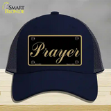 Prayer Novelty License Plate Hat Mesh / Navy