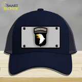 Airborne Eagle Novelty License Plate Hat Mesh / Navy