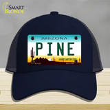 Pine Arizona Novelty License Plate Hat Mesh / Navy