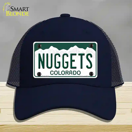 Nuggets Colorado State Novelty License Plate Hat Mesh / Navy