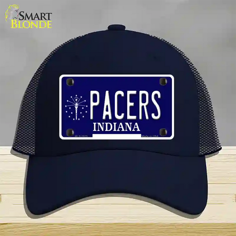 Pacers Indiana State Novelty License Plate Hat Mesh / Navy