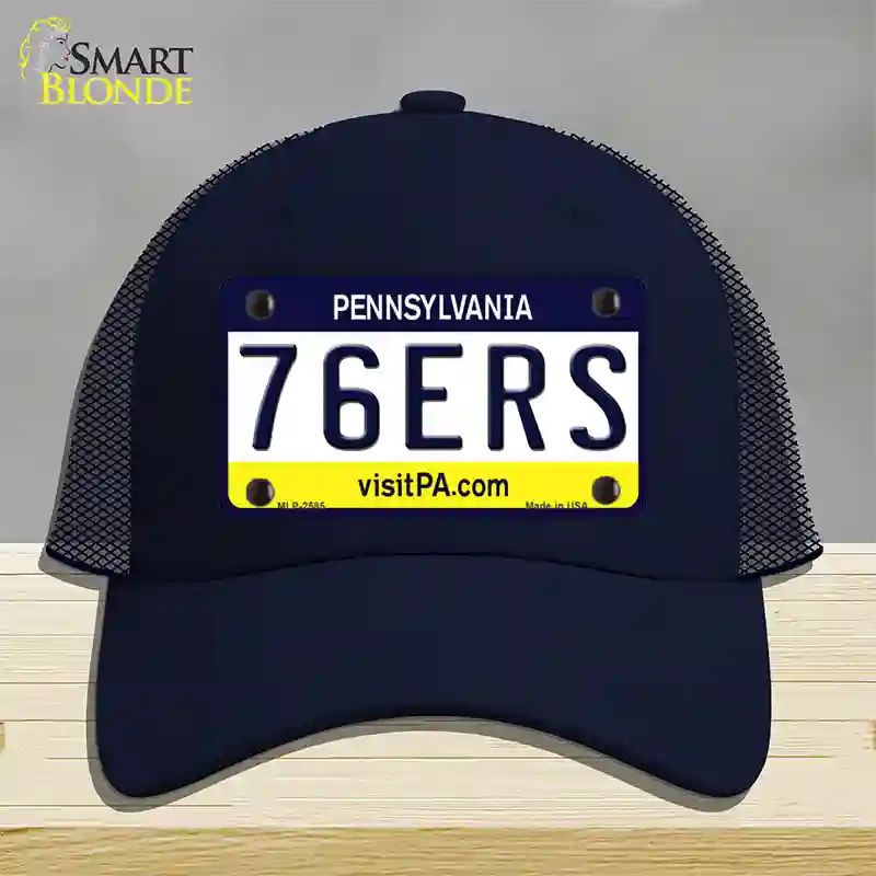 76ers Pennsylvania State Novelty License Plate Hat Mesh / Navy