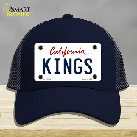 Kings California Novelty License Plate Hat Mesh / Navy