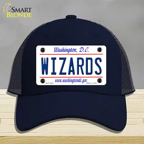 Wizards Washington DC State Novelty License Plate Hat Mesh / Navy