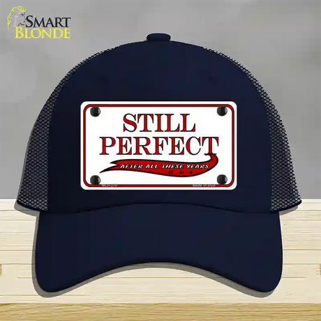 Still Perfect Novelty License Plate Hat Mesh / Navy