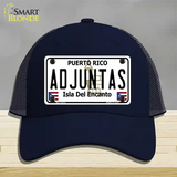 Adjuntas Novelty License Plate Hat Mesh / Navy