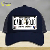 Cabo Rojo Novelty License Plate Hat Mesh / Navy