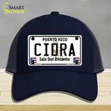 Cidra Novelty License Plate Hat Mesh / Navy