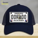 Dorado Novelty License Plate Hat Mesh / Navy