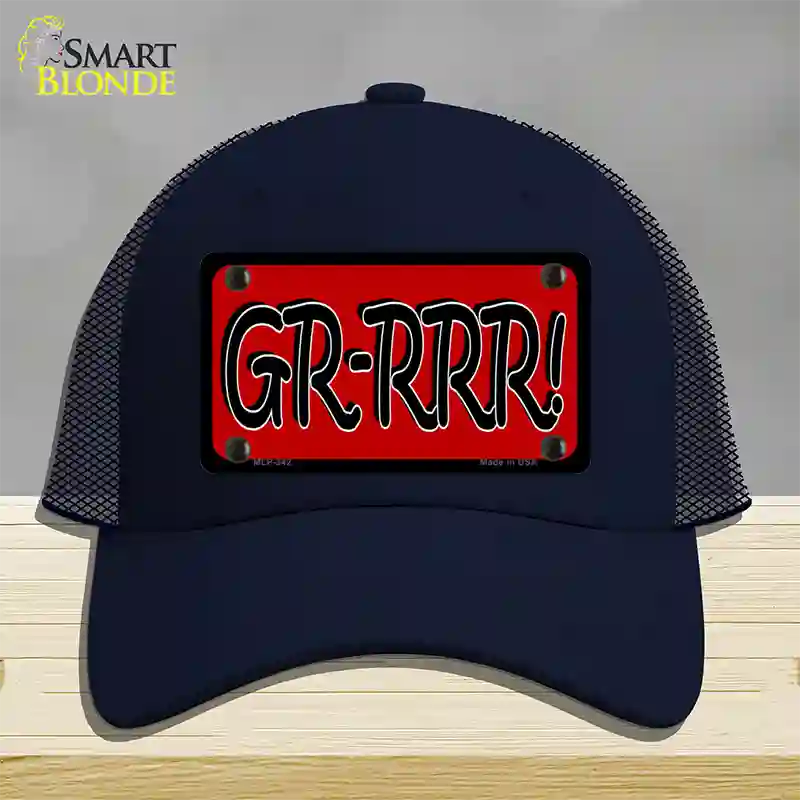 GR-RRR Novelty License Plate Hat Mesh / Navy