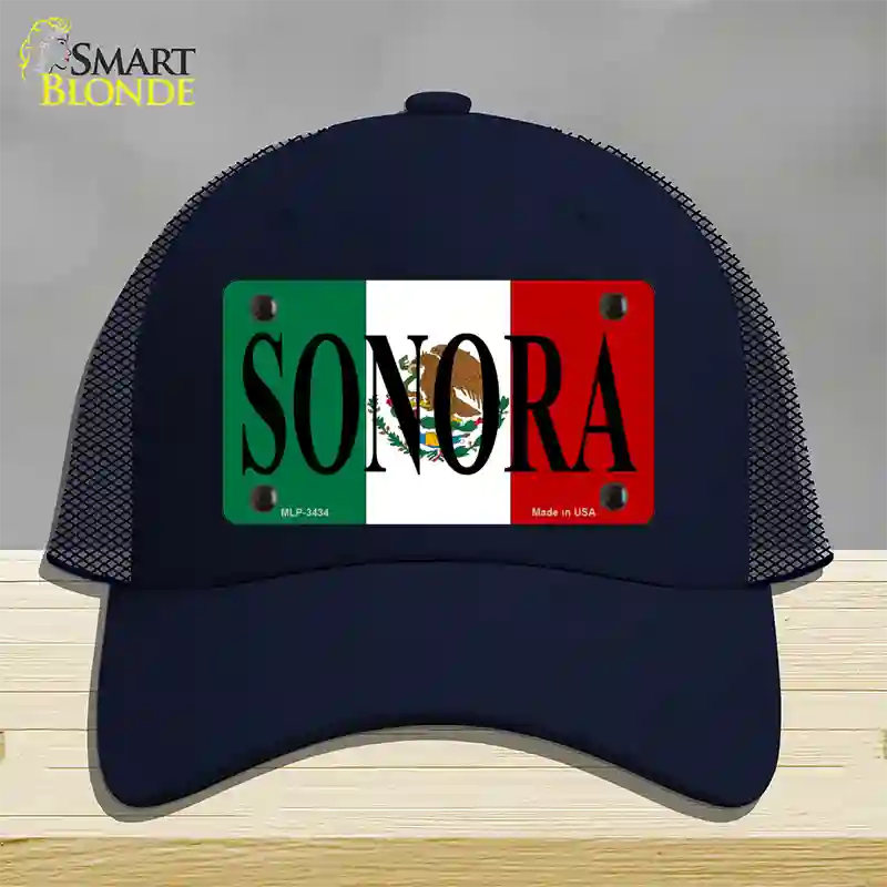 Sonora Novelty License Plate Hat Mesh / Navy