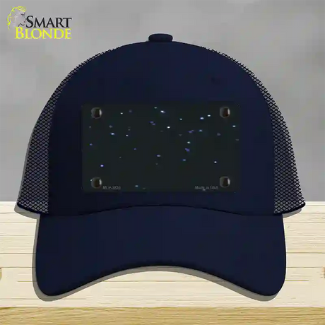 Stars Novelty License Plate Hat Mesh / Navy