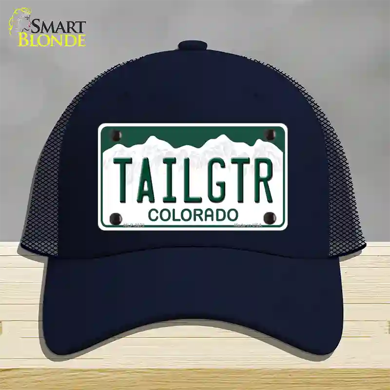 Tailgtr Colorado Novelty License Plate Hat Mesh / Navy