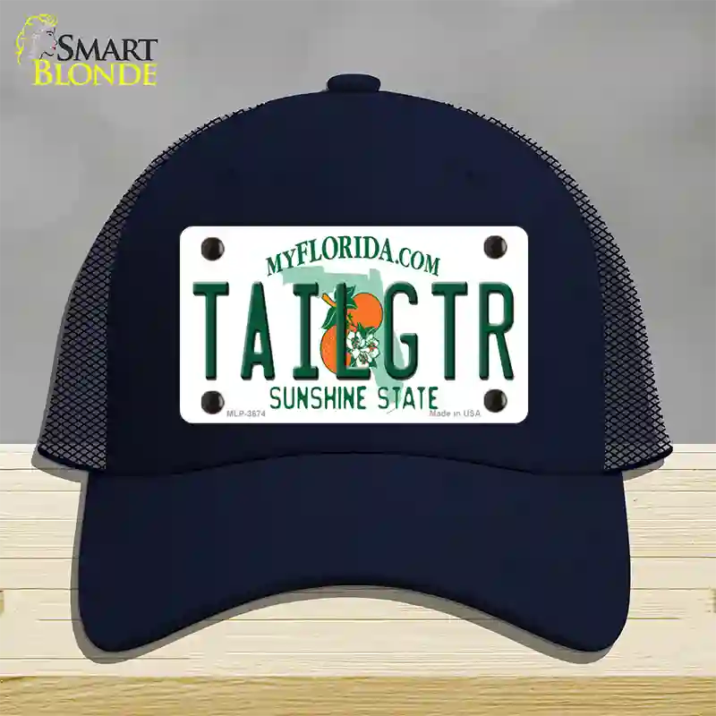 Tailgtr Florida Novelty License Plate Hat Mesh / Navy