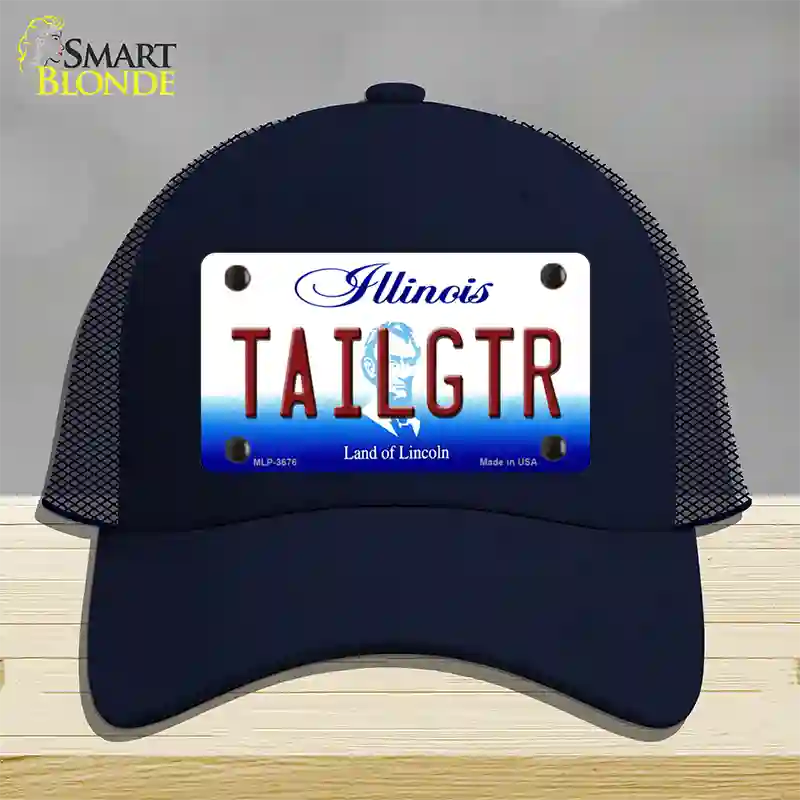 Tailgtr Illinois Novelty License Plate Hat Mesh / Navy