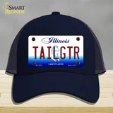 Tailgtr Illinois Novelty License Plate Hat Mesh / Navy