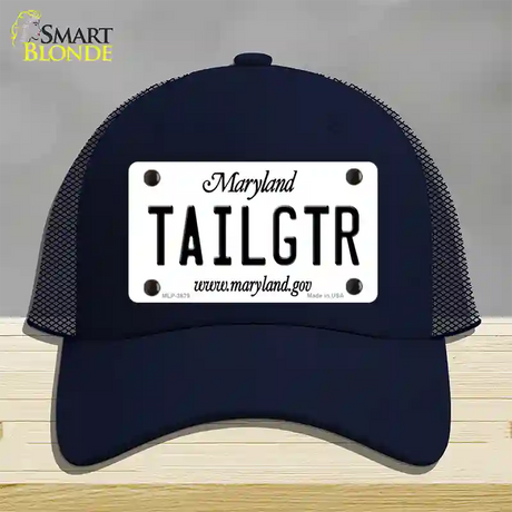 Tailgtr Maryland Novelty License Plate Hat Mesh / Navy