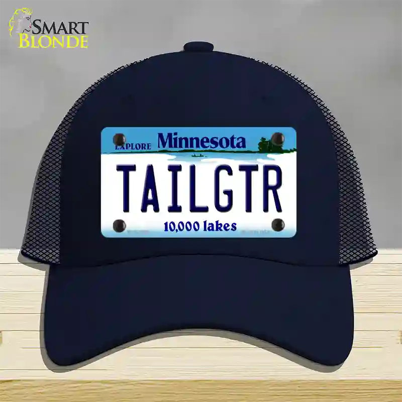 Tailgtr Minnesota Novelty License Plate Hat Mesh / Navy