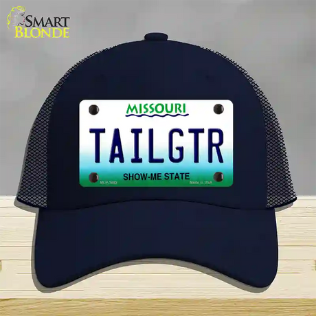 Tailgtr Missouri Novelty License Plate Hat Mesh / Navy