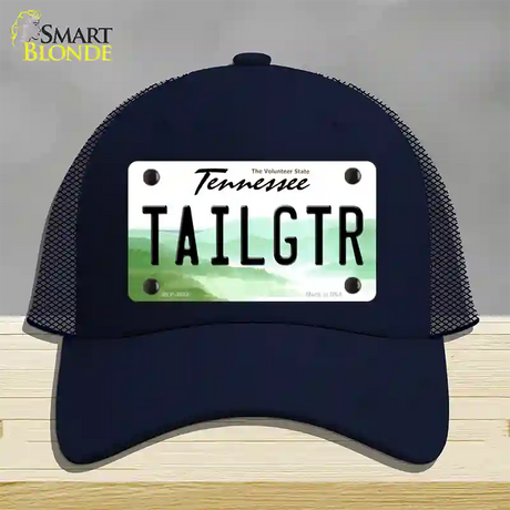 Tailgtr Tennessee Novelty License Plate Hat Mesh / Navy