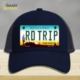 Rd Trip Arizona Novelty License Plate Hat Mesh / Navy