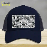 Racing Novelty License Plate Hat Mesh / Navy