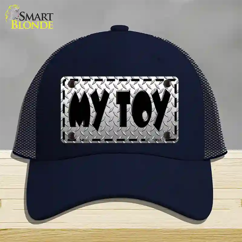 My Toy Novelty License Plate Hat Mesh / Navy