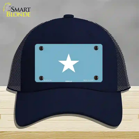 Somalia Flag Novelty License Plate Hat Mesh / Navy