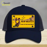 Roadrunner New Mexico Novelty License Plate Hat Mesh / Navy