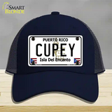 Cupey Puerto Rico Novelty License Plate Hat Mesh / Navy