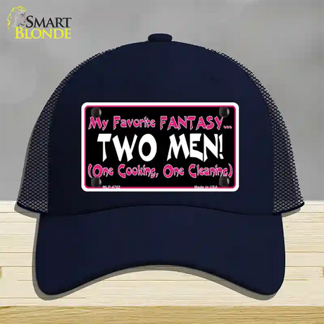 My Favorite Fantasy Novelty License Plate Hat Mesh / Navy