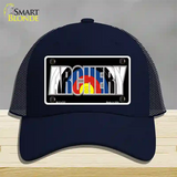 Archery Novelty License Plate Hat Mesh / Navy