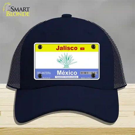 Jalisco Mexico Blank Novelty License Plate Hat Mesh / Navy